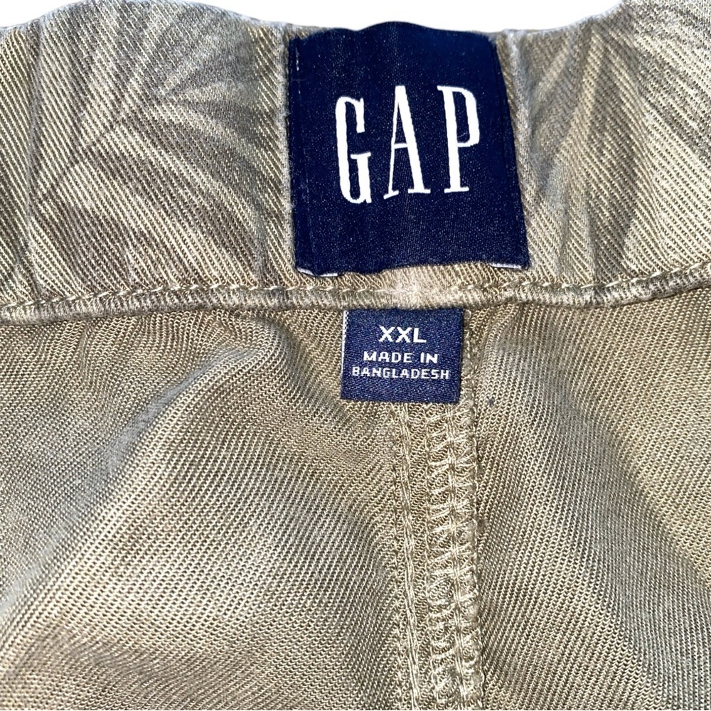 Gap Women’s Size XXL Green Leaf Print Shorts - Picture 4 of 4